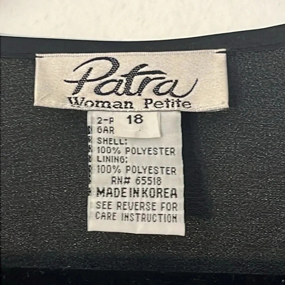 Patra | 2 piece evening wear maxi/long dress Women’s size 18P 18 P rhinestone - Picture 5 of 12